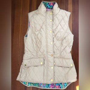 Lilly Pulitzer quilted vest
